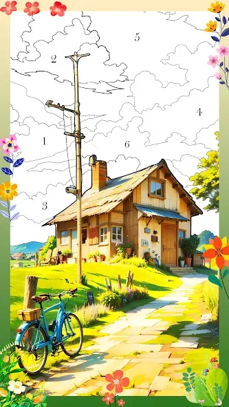 Holiday Relax Coloring Games [МОД: Много денег, Монет и Все открыто] Screenshot 4
