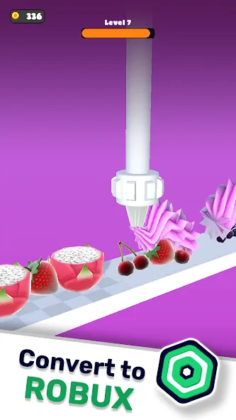 Topping Cream Robux Roblominer (Топпинг Крем Робукс Робломайнер) [МОД: Меню, Бесконечные монеты и Открытые уровни] Screenshot 1