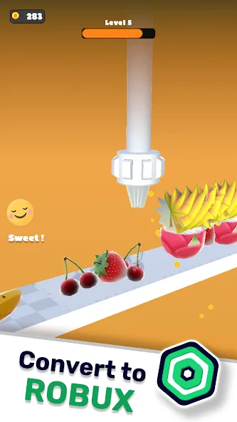 Topping Cream Robux Roblominer (Топпинг Крем Робукс Робломайнер) [МОД: Меню, Бесконечные монеты и Открытые уровни] Screenshot 4