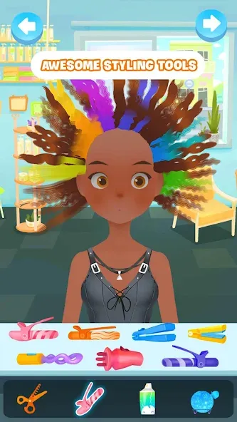 Hair salon games : Hairdresser [МОД: Деньги, Монеты и Меню MOD] Screenshot 2