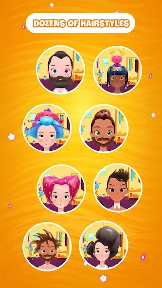 Hair salon games : Hairdresser [МОД: Деньги, Монеты и Меню MOD] Screenshot 4