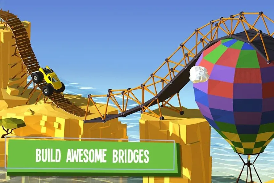 Build a Bridge! [МОД: Бесконечные деньги, Монеты и Мега MOD] Screenshot 2