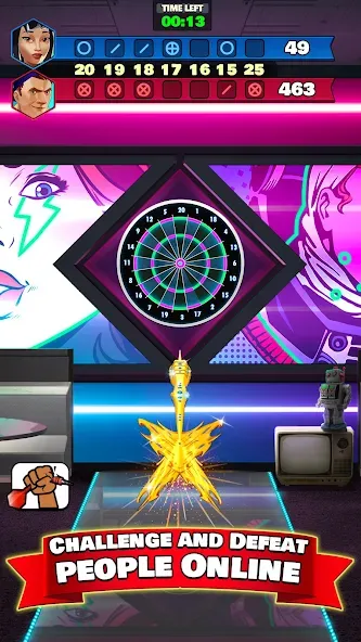 Darts Club: PvP Multiplayer (Дартс клуб) [МОД: Много денег, Монет и Все открыто] Screenshot 2