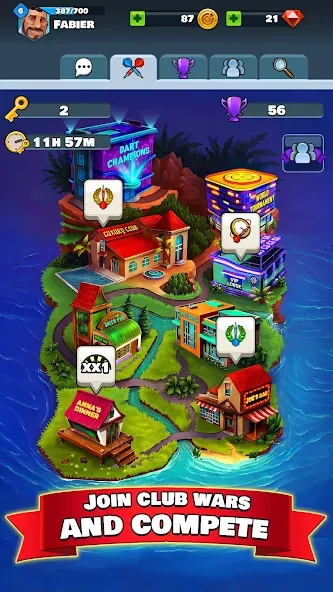 Darts Club: PvP Multiplayer (Дартс клуб) [МОД: Много денег, Монет и Все открыто] Screenshot 5