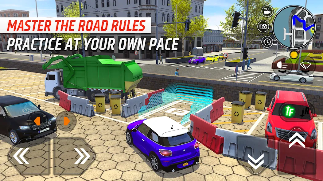 Car Driving School Simulator (Автошкола симулятор вождения) [МОД: Меню, Бесконечные монеты и Открытые уровни] Screenshot 3