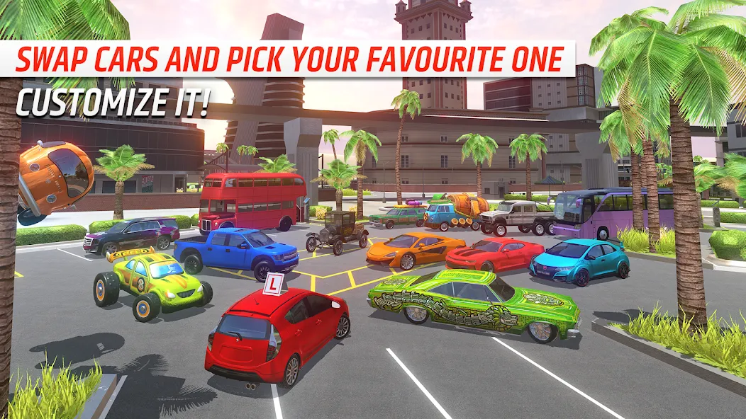 Car Driving School Simulator (Автошкола симулятор вождения) [МОД: Меню, Бесконечные монеты и Открытые уровни] Screenshot 4