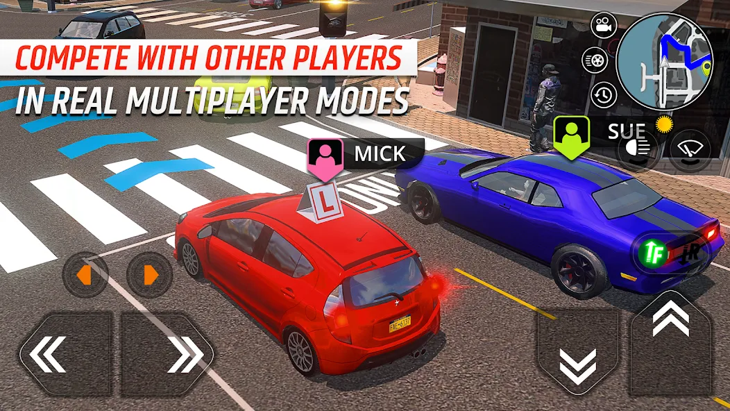 Car Driving School Simulator (Автошкола симулятор вождения) [МОД: Меню, Бесконечные монеты и Открытые уровни] Screenshot 5