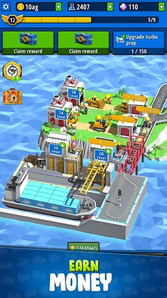 Idle Inventor - Factory Tycoon (Айдл Инвентор) [МОД: Деньги, Монеты и Меню MOD] Screenshot 4
