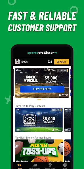 Sports Predictor: Fantasy Game (Спорт Прогнозист) [МОД: Деньги, Монеты и Меню MOD] Screenshot 5