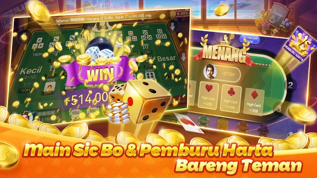 Poker Texas Boyaa (Покер Техас Бояа) [МОД: Меню, Бесконечные монеты и Открытые уровни] Screenshot 4