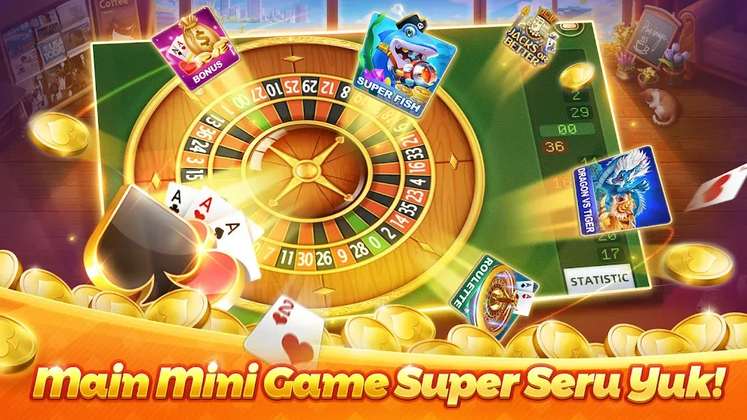 Poker Texas Boyaa (Покер Техас Бояа) [МОД: Меню, Бесконечные монеты и Открытые уровни] Screenshot 5