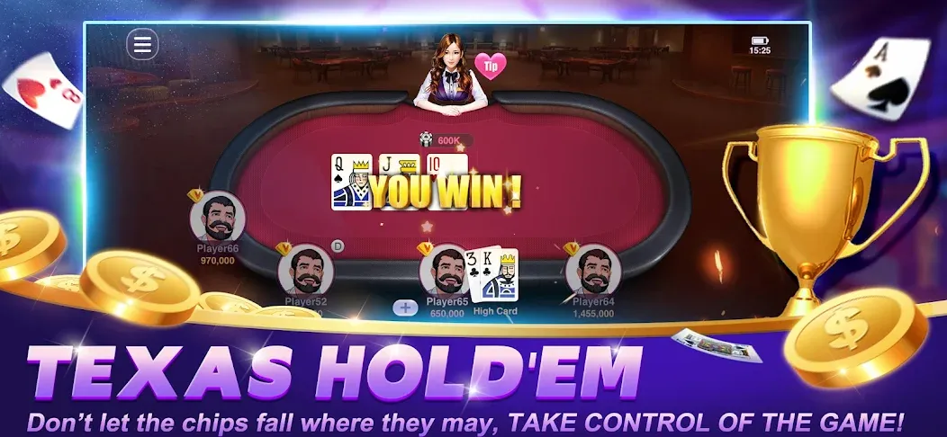 Happy Poker Slots (Хэппи Покер Слоты) [МОД: Деньги, Монеты и Меню MOD] Screenshot 4