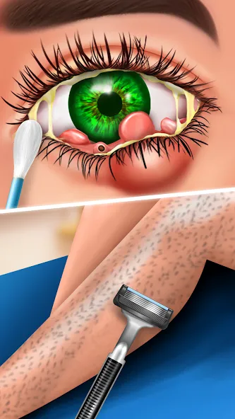 ASMR Doctor Makeup Salon games (АСМР) [МОД: Меню, Бесконечные монеты и Открытые уровни] Screenshot 4
