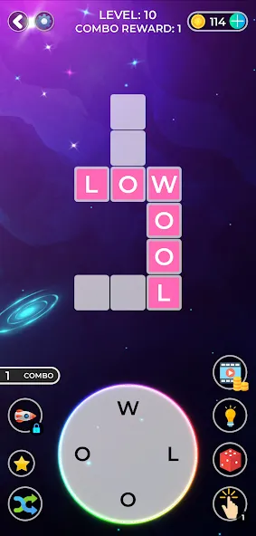 Word Game. Crossword Search Pu [МОД: Меню, Бесконечные монеты и Открытые уровни] Screenshot 1