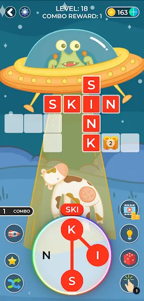 Word Game. Crossword Search Pu [МОД: Меню, Бесконечные монеты и Открытые уровни] Screenshot 3