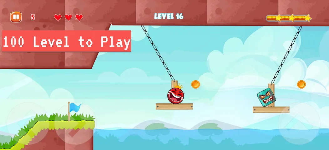 Bounce Ball 4: Red Season 4 (Рэд Баунс Болл 4) [МОД: Много денег, Монет и Все открыто] Screenshot 1