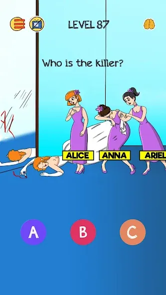 Brain Who? Tricky Riddle Tests (Брейндом 2) [МОД: Меню, Бесконечные монеты и Открытые уровни] Screenshot 2