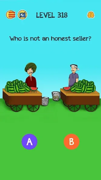 Brain Who? Tricky Riddle Tests (Брейндом 2) [МОД: Меню, Бесконечные монеты и Открытые уровни] Screenshot 4