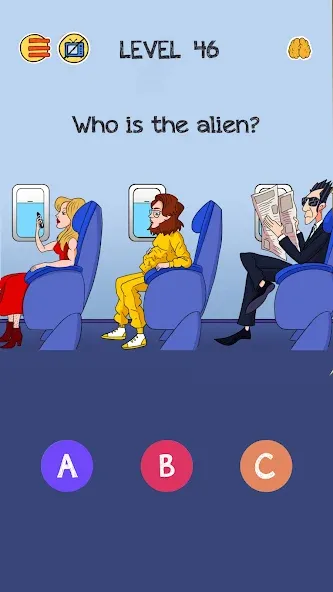 Brain Who? Tricky Riddle Tests (Брейндом 2) [МОД: Меню, Бесконечные монеты и Открытые уровни] Screenshot 5