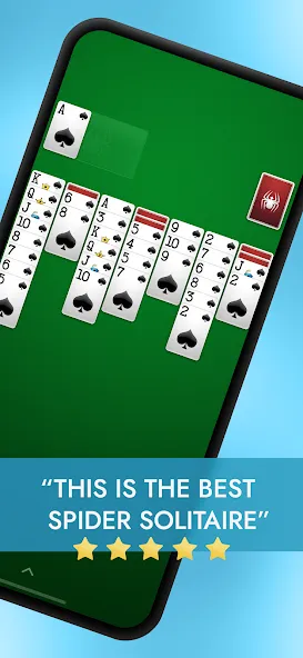 Spider Solitaire [МОД: Бесконечные деньги, Монеты и Мега MOD] Screenshot 1