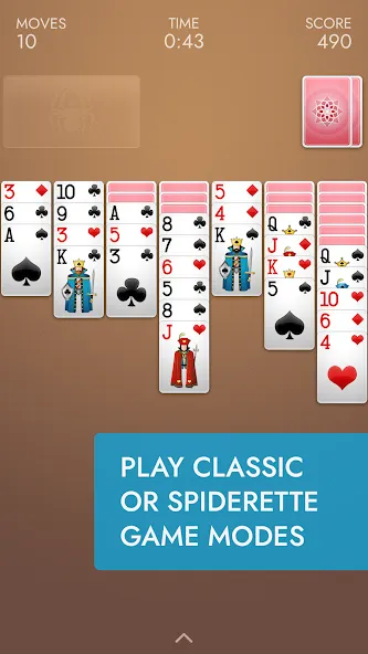 Spider Solitaire [МОД: Бесконечные деньги, Монеты и Мега MOD] Screenshot 5