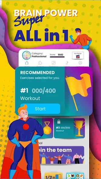 Brain Power - Working memory [МОД: Бесконечные деньги, Монеты и Мега MOD] Screenshot 1