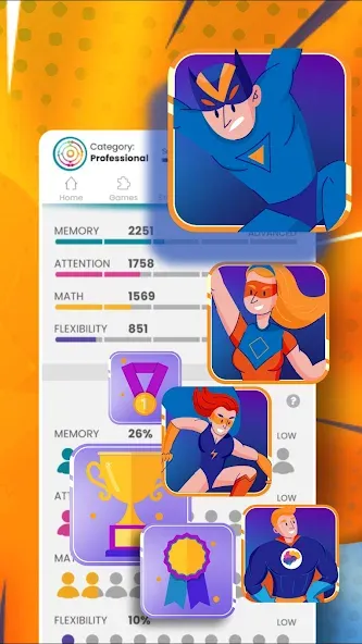 Brain Power - Working memory [МОД: Бесконечные деньги, Монеты и Мега MOD] Screenshot 4