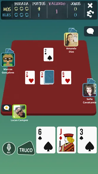 Truco Brasil - Truco online (Труко Бразиль) [МОД: Деньги, Монеты и Меню MOD] Screenshot 3
