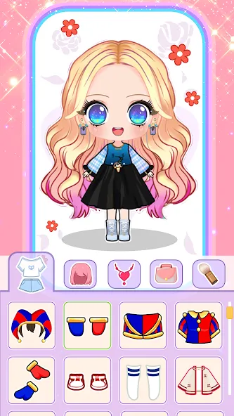 Doll Dress Up: Makeup Games (Долл Дресс Ап) [МОД: Бесконечные деньги, Монеты и Мега MOD] Screenshot 1