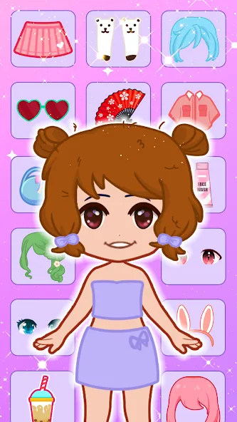 Doll Dress Up: Makeup Games (Долл Дресс Ап) [МОД: Бесконечные деньги, Монеты и Мега MOD] Screenshot 2