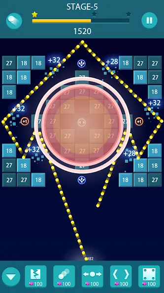 Bricks and Balls - Brick Game [МОД: Много денег, Монет и Все открыто] Screenshot 1