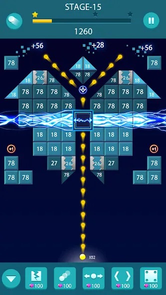 Bricks and Balls - Brick Game [МОД: Много денег, Монет и Все открыто] Screenshot 2