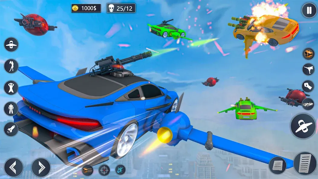 Flying Car Robot Game Car Game [МОД: Все открыто, Дополнительные деньги и Меню MOD] Screenshot 5
