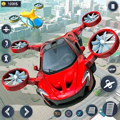 Скачать Flying Car Robot Game Car Game [МОД: Все открыто, Дополнительные деньги и Меню MOD] | Взлом Flying Car Robot Game Car Game на Андроид