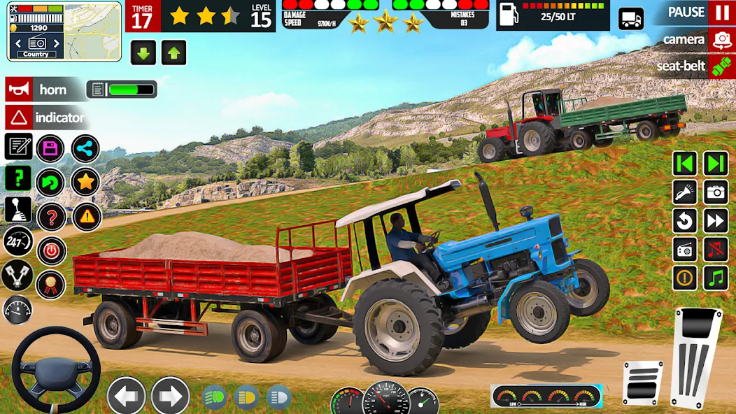 Indian Tractor Game Farming 3D [МОД: Много монет, Открытые уровни и Мега MOD] Screenshot 3