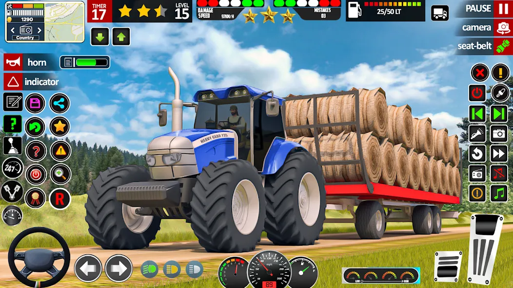 Indian Tractor Game Farming 3D [МОД: Много монет, Открытые уровни и Мега MOD] Screenshot 5