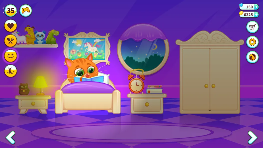 Bubbu – My Virtual Pet Cat [МОД: Меню, Бесконечные монеты и Открытые уровни] Screenshot 5