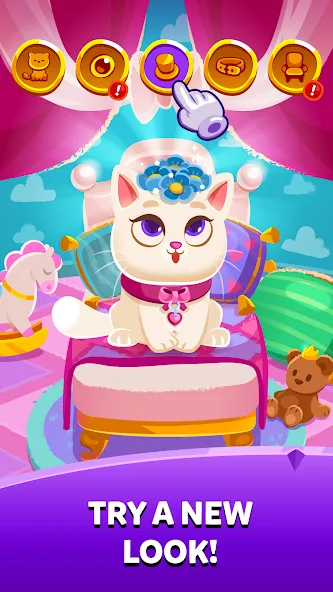 Bubbu Jewels - Merge Puzzle (Буббу Джуэлс) [МОД: Меню, Бесконечные монеты и Открытые уровни] Screenshot 2