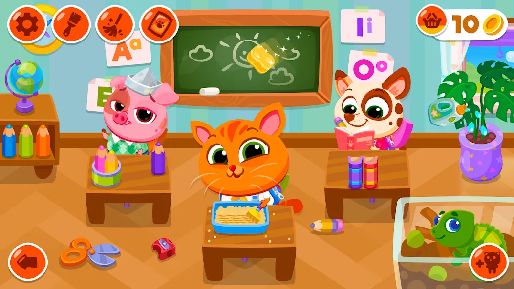 Bubbu School - My Virtual Pets (Буббу Скул) [МОД: Деньги, Монеты и Меню MOD] Screenshot 1