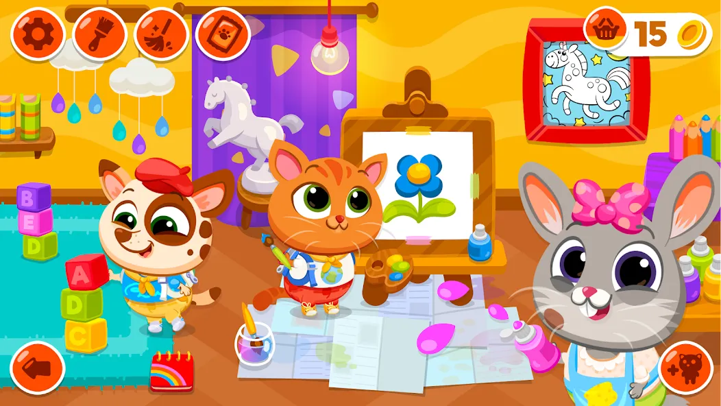 Bubbu School - My Virtual Pets (Буббу Скул) [МОД: Деньги, Монеты и Меню MOD] Screenshot 4