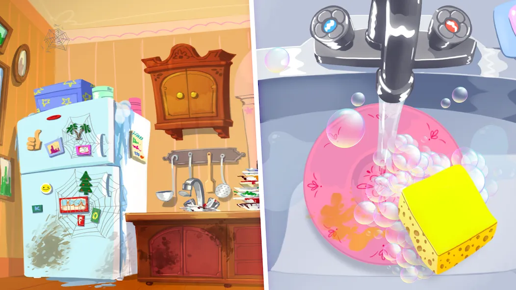 Clean Up Kids [МОД: Много денег, Монет и Все открыто] Screenshot 2