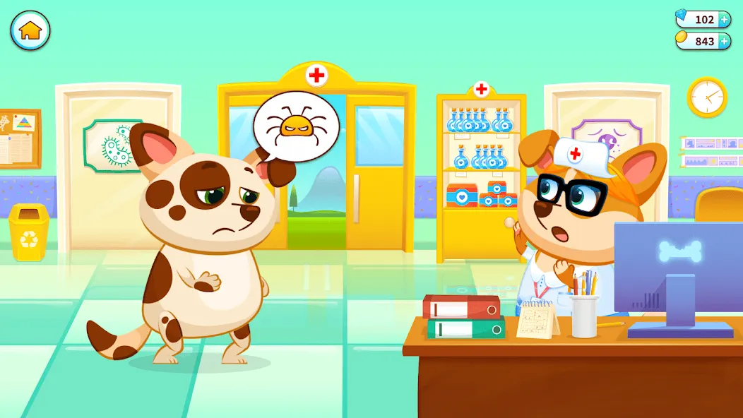 Duddu - My Virtual Pet Dog [МОД: Много монет, Открытые уровни и Мега MOD] Screenshot 2