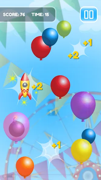 Pop Balloon Kids [МОД: Деньги, Монеты и Меню MOD] Screenshot 4