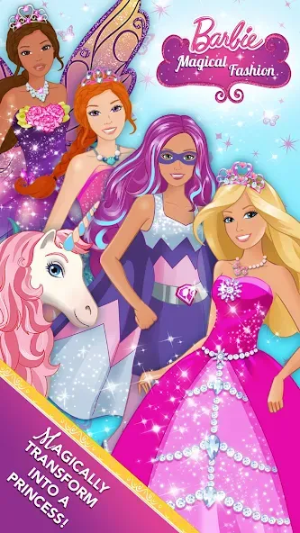 Barbie Magical Fashion [МОД: Все открыто, Дополнительные деньги и Меню MOD] Screenshot 1