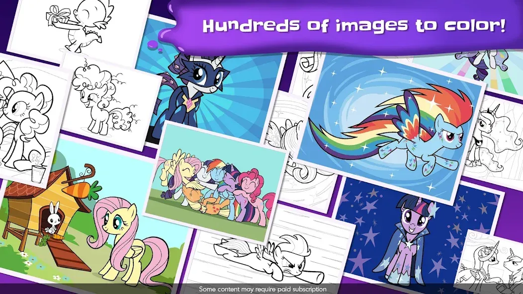 My Little Pony Color By Magic (Май Литл Пони) [МОД: Бесконечные деньги, Монеты и Мега MOD] Screenshot 4