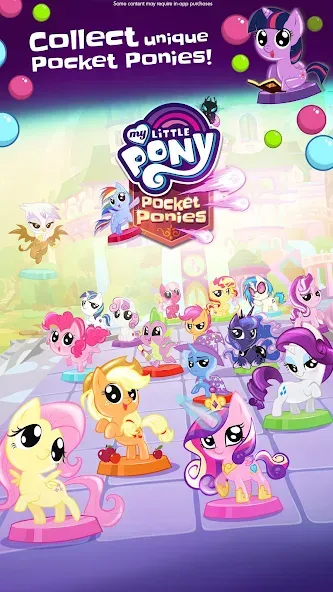 My Little Pony Pocket Ponies (Май Литл Пони) [МОД: Все открыто, Дополнительные деньги и Меню MOD] Screenshot 2