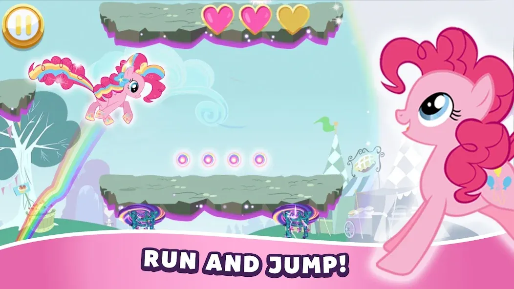 My Little Pony Rainbow Runners (Май Литл Пони) [МОД: Бесконечные деньги, Монеты и Мега MOD] Screenshot 2