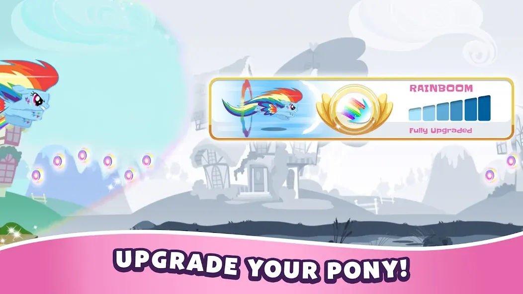 My Little Pony Rainbow Runners (Май Литл Пони) [МОД: Бесконечные деньги, Монеты и Мега MOD] Screenshot 3