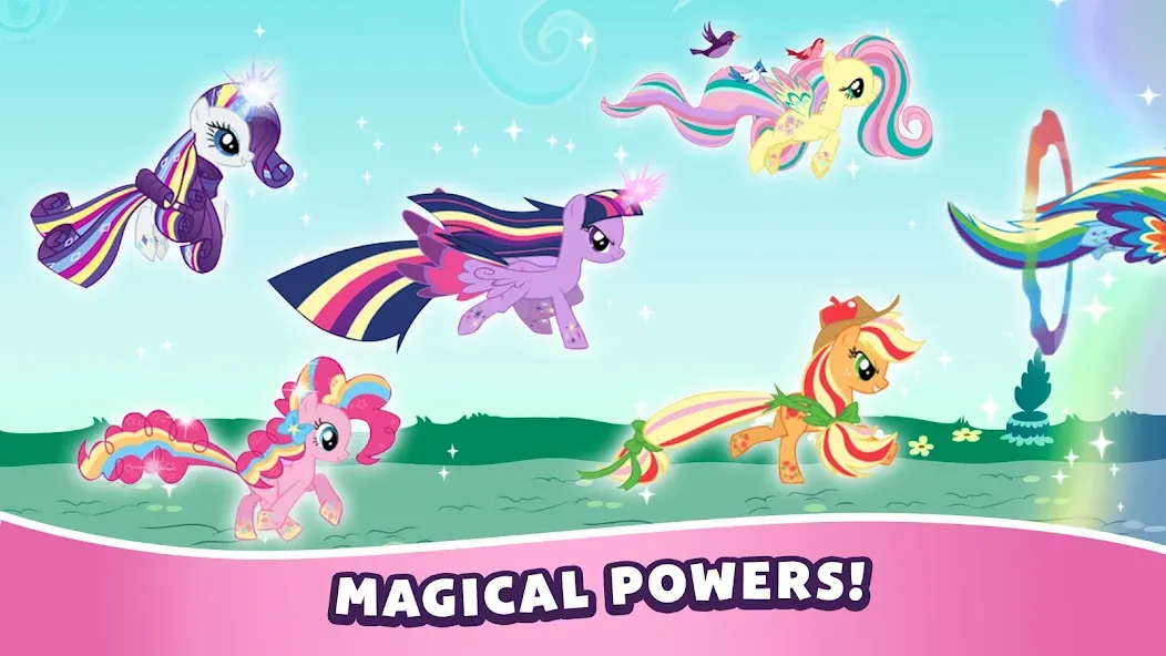 My Little Pony Rainbow Runners (Май Литл Пони) [МОД: Бесконечные деньги, Монеты и Мега MOD] Screenshot 4