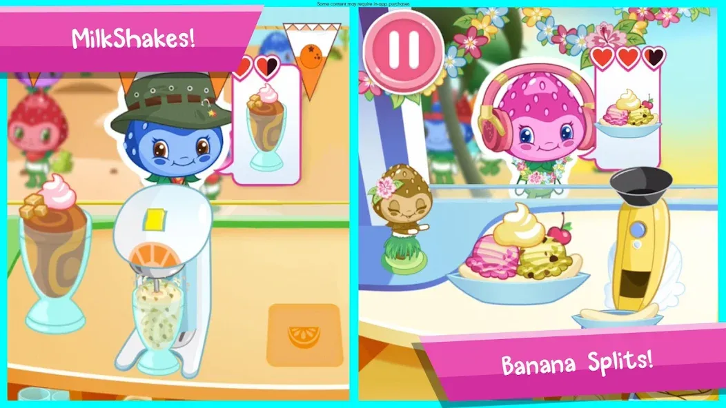 Strawberry Shortcake Ice Cream [МОД: Меню, Бесконечные монеты и Открытые уровни] Screenshot 2